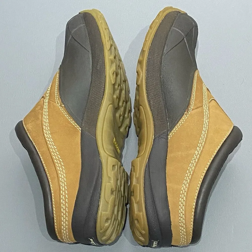 LL Bean Duck Shoes Clogs Slip-On Men’s 11 M Nubuck Leather Waterproof
